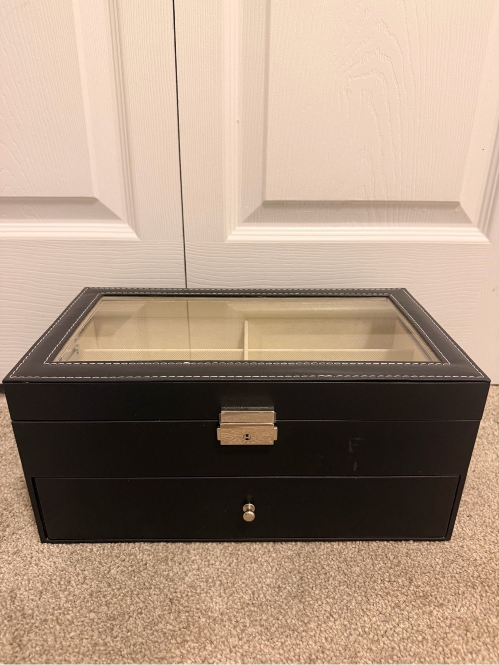 Watch display organizer box